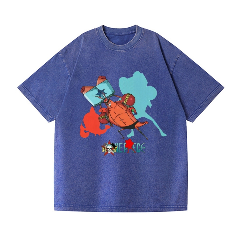 OP Sponge Crab Vintage Wash Japanese Design T-Shirt