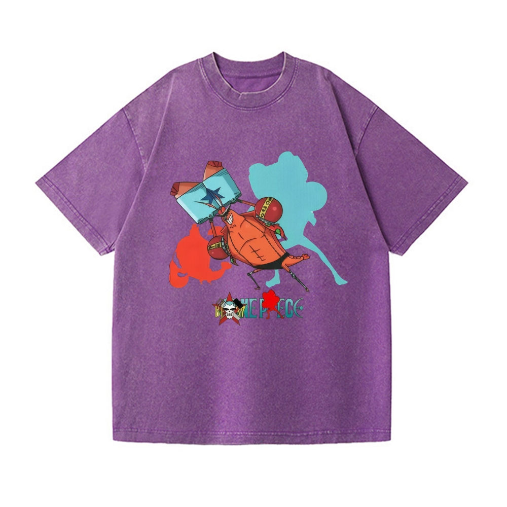 OP Sponge Crab Vintage Wash Japanese Design T-Shirt