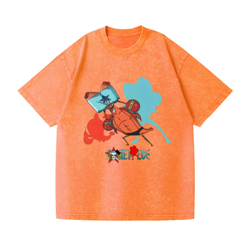 OP Sponge Crab Vintage Wash Japanese Design T-Shirt