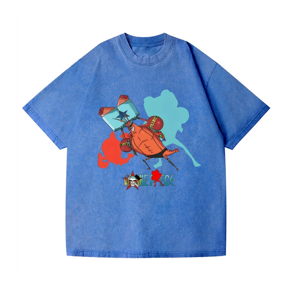 OP Sponge Crab Vintage Wash Japanese Design T-Shirt