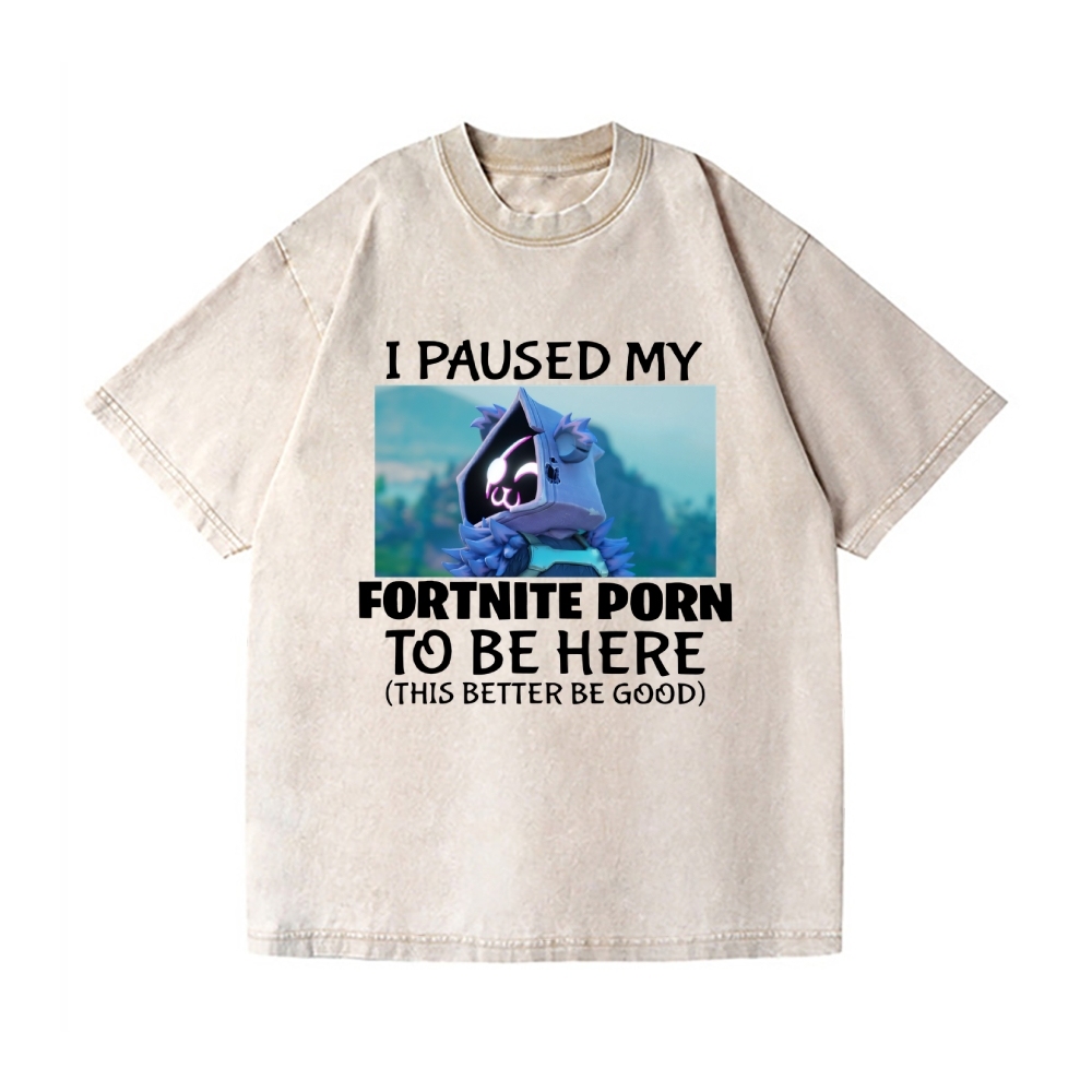 Fortnite Vintage Wash Japanese Design T-Shirt