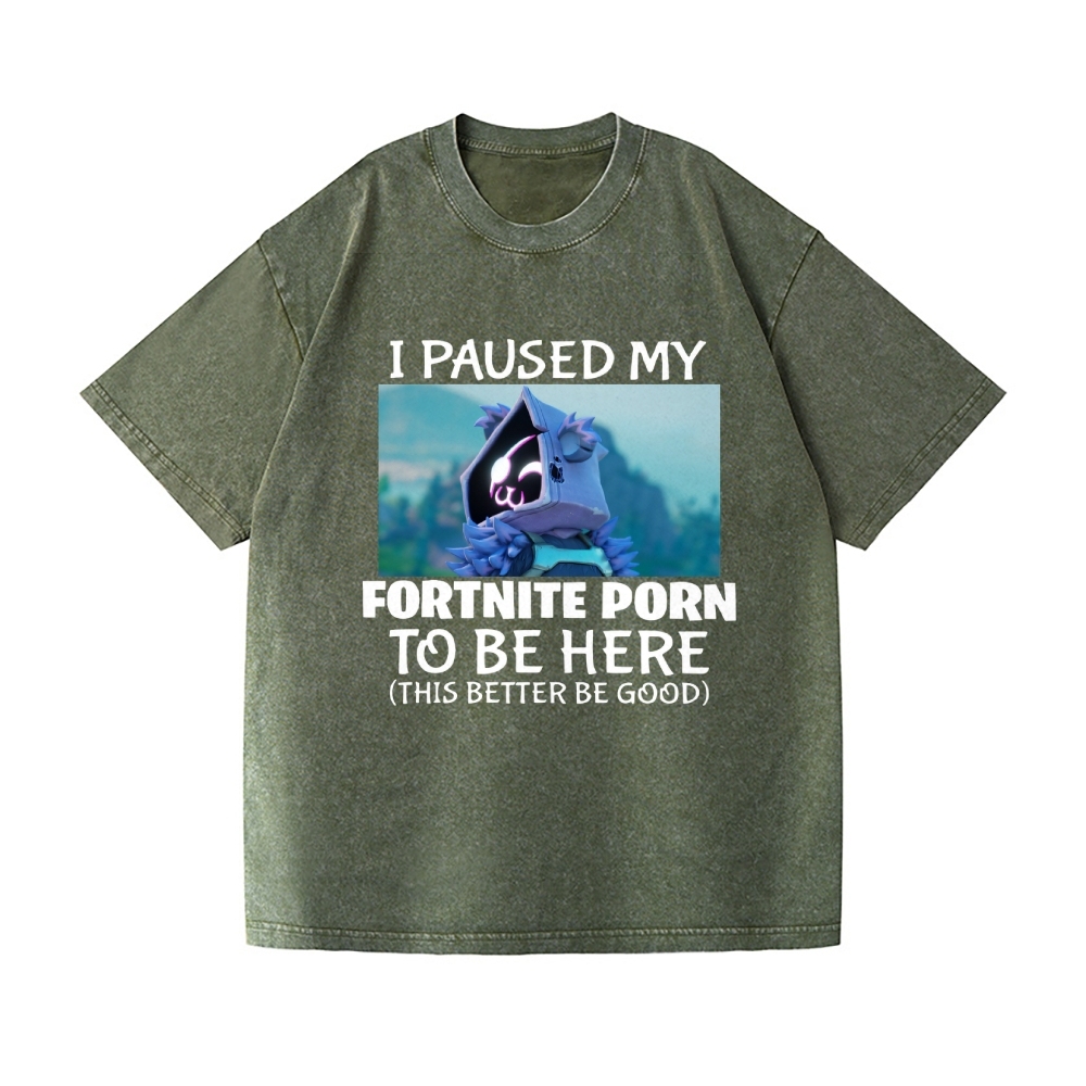 Fortnite Vintage Wash Japanese Design T-Shirt
