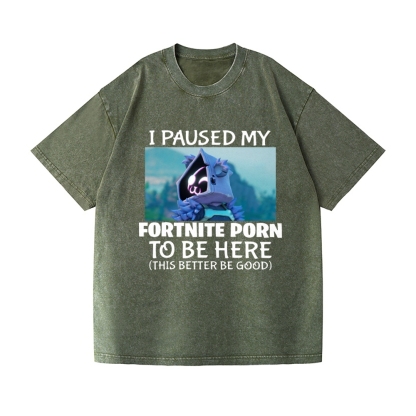 Fortnite Vintage Wash Japanese Design T-Shirt