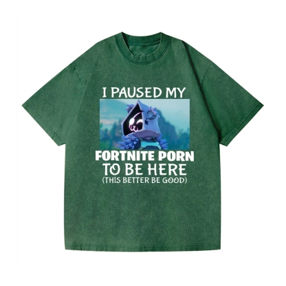 Fortnite Vintage Wash Japanese Design T-Shirt