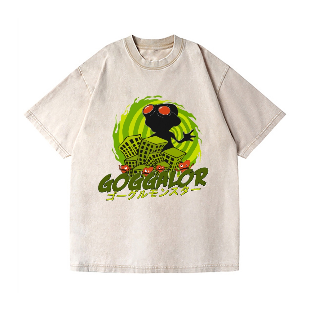 Psychonauts Goggalor Vintage Wash Japanese Design T-Shirt