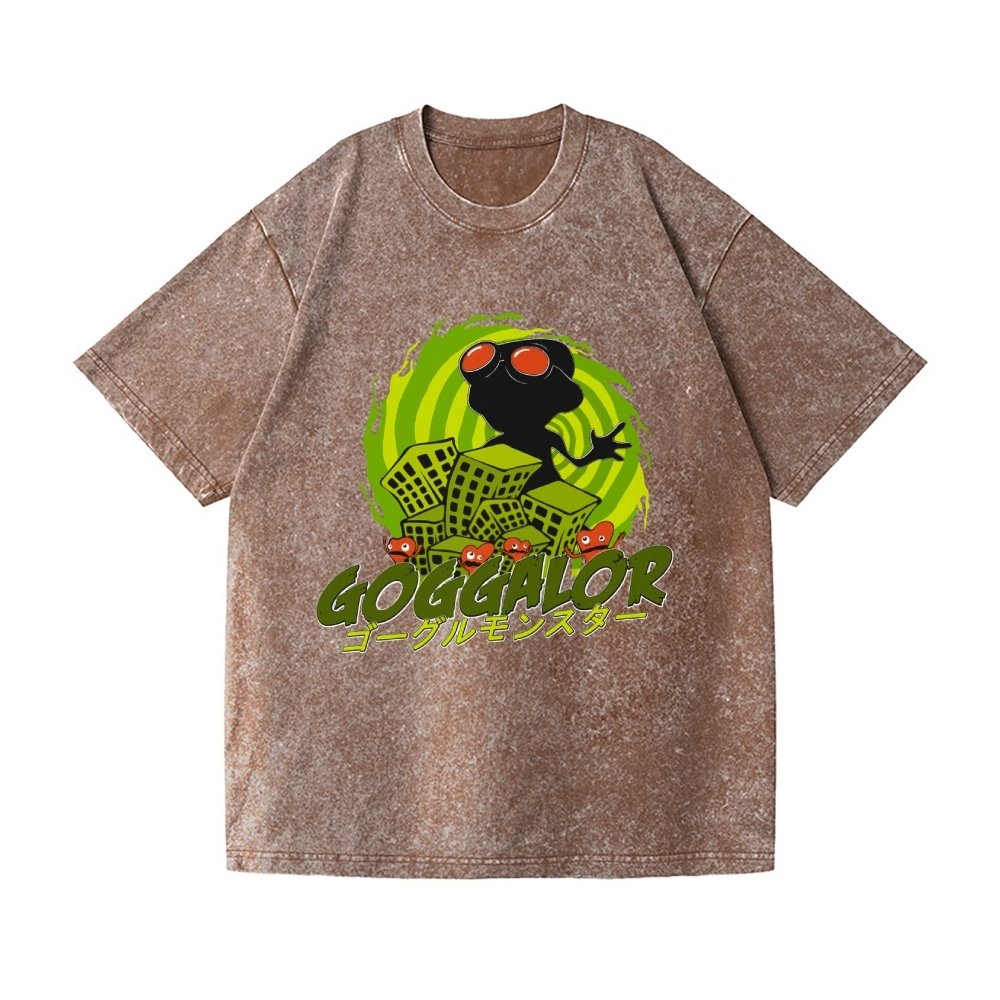 Psychonauts Goggalor Vintage Wash Japanese Design T-Shirt