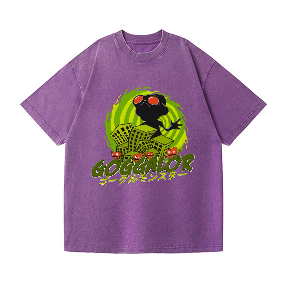 Psychonauts Goggalor Vintage Wash Japanese Design T-Shirt