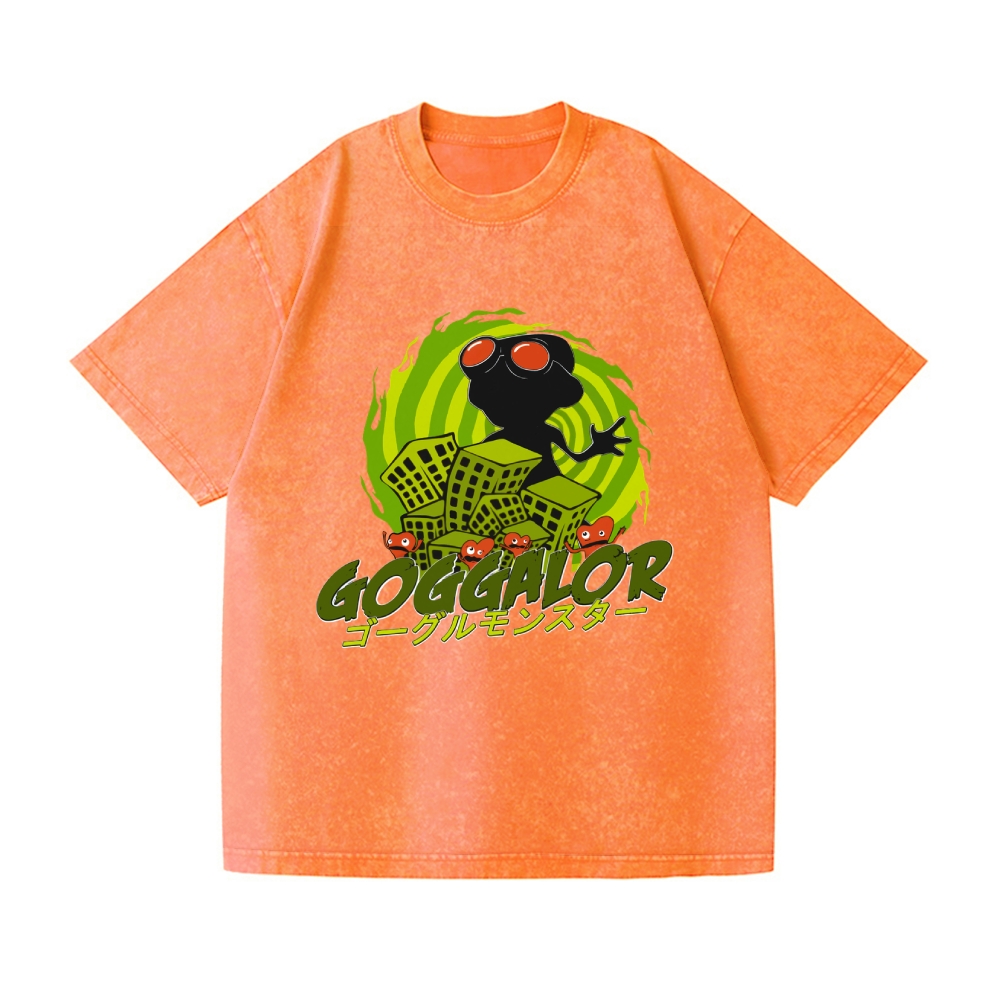 Psychonauts Goggalor Vintage Wash Japanese Design T-Shirt