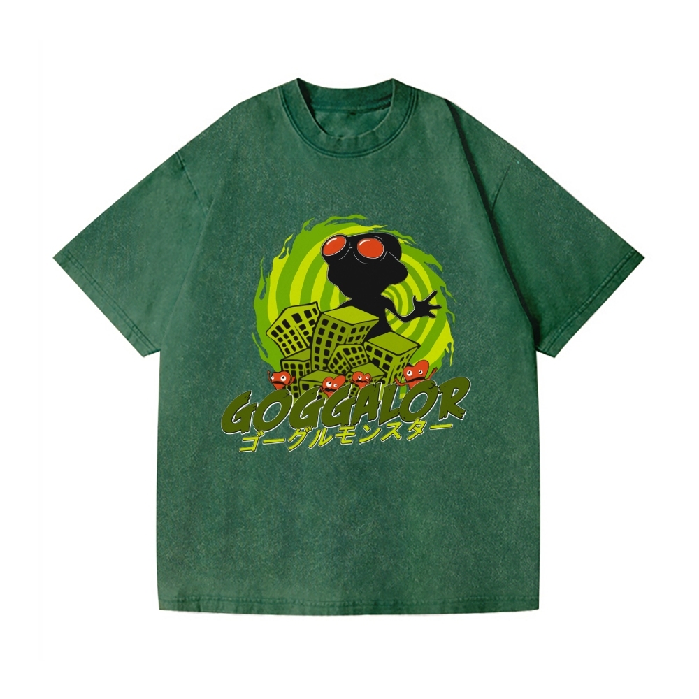 Psychonauts Goggalor Vintage Wash Japanese Design T-Shirt