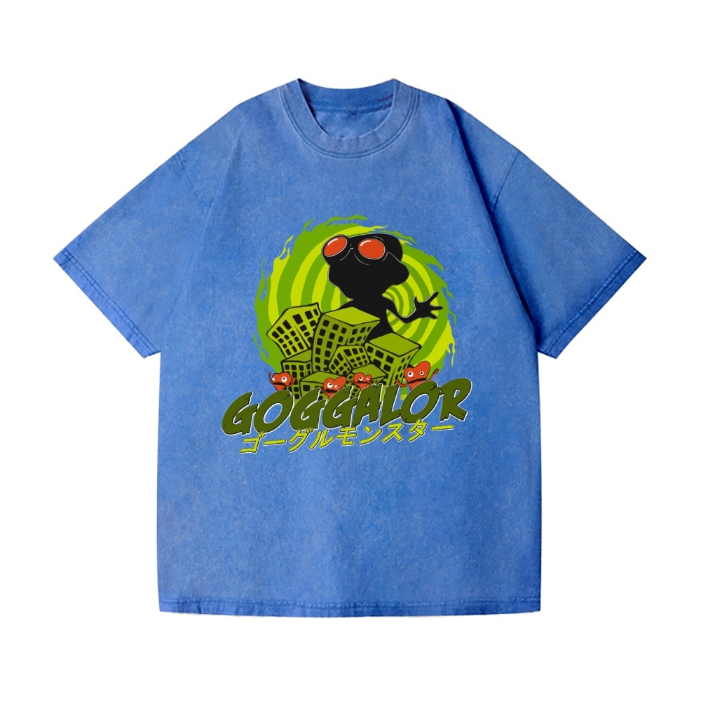 Psychonauts Goggalor Vintage Wash Japanese Design T-Shirt