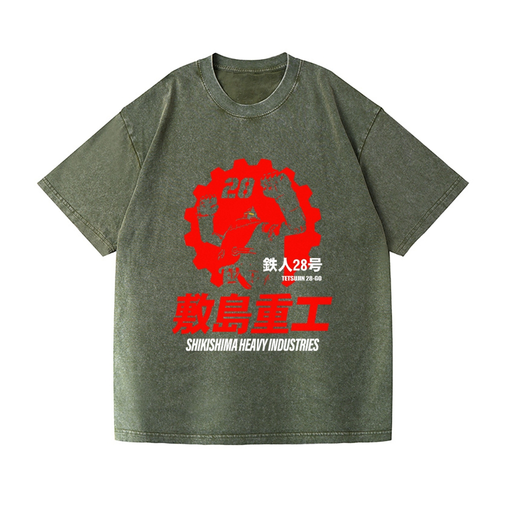 Tetsujin 28 Vintage Wash Japanese Design T-Shirt