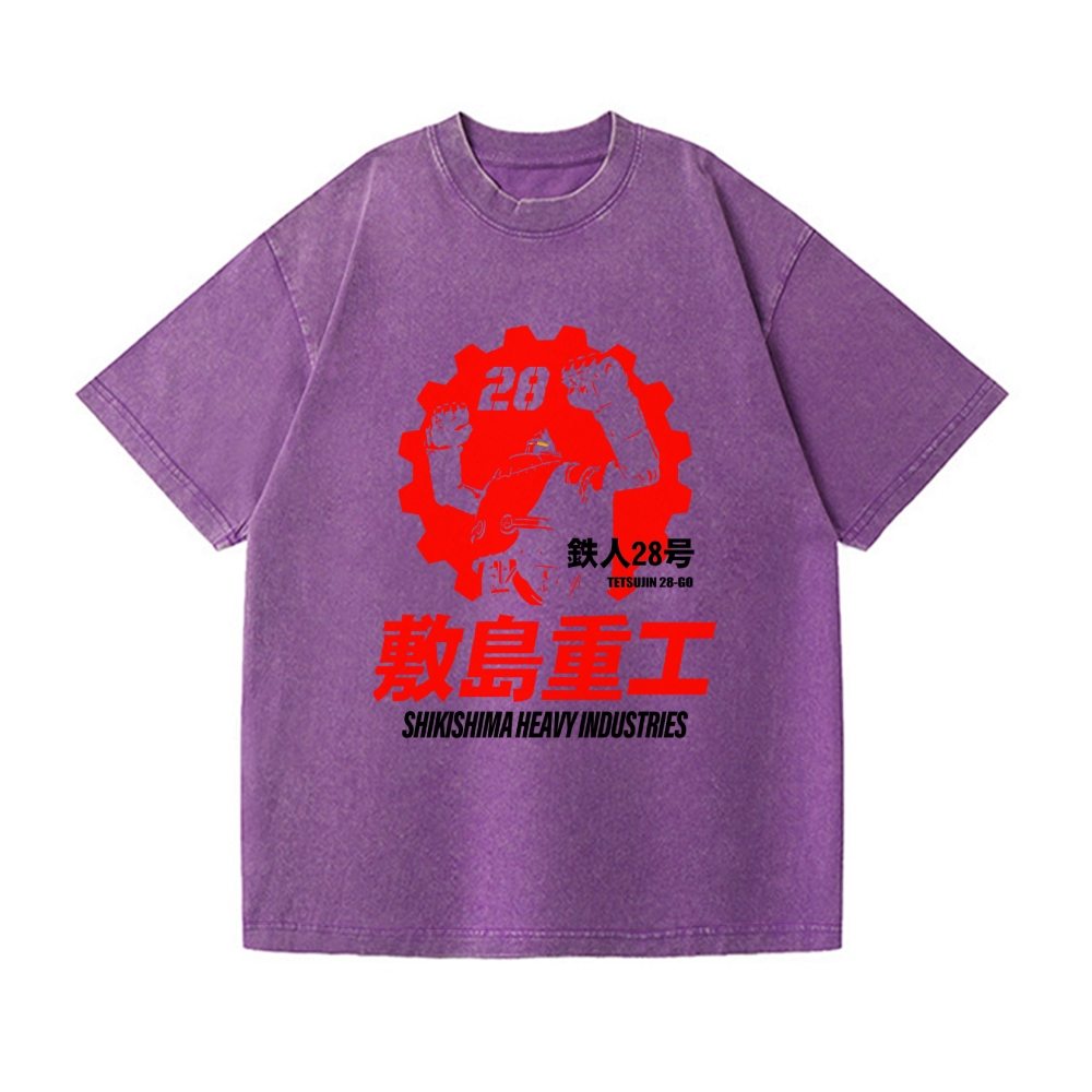Tetsujin 28 Vintage Wash Japanese Design T-Shirt
