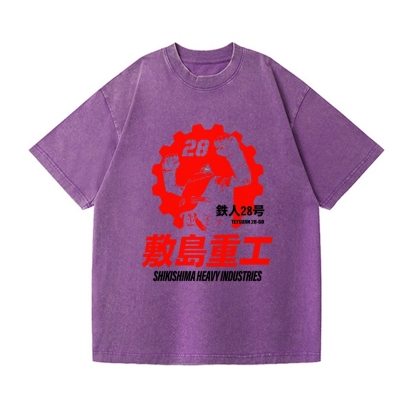 Tetsujin 28 Vintage Wash Japanese Design T-Shirt