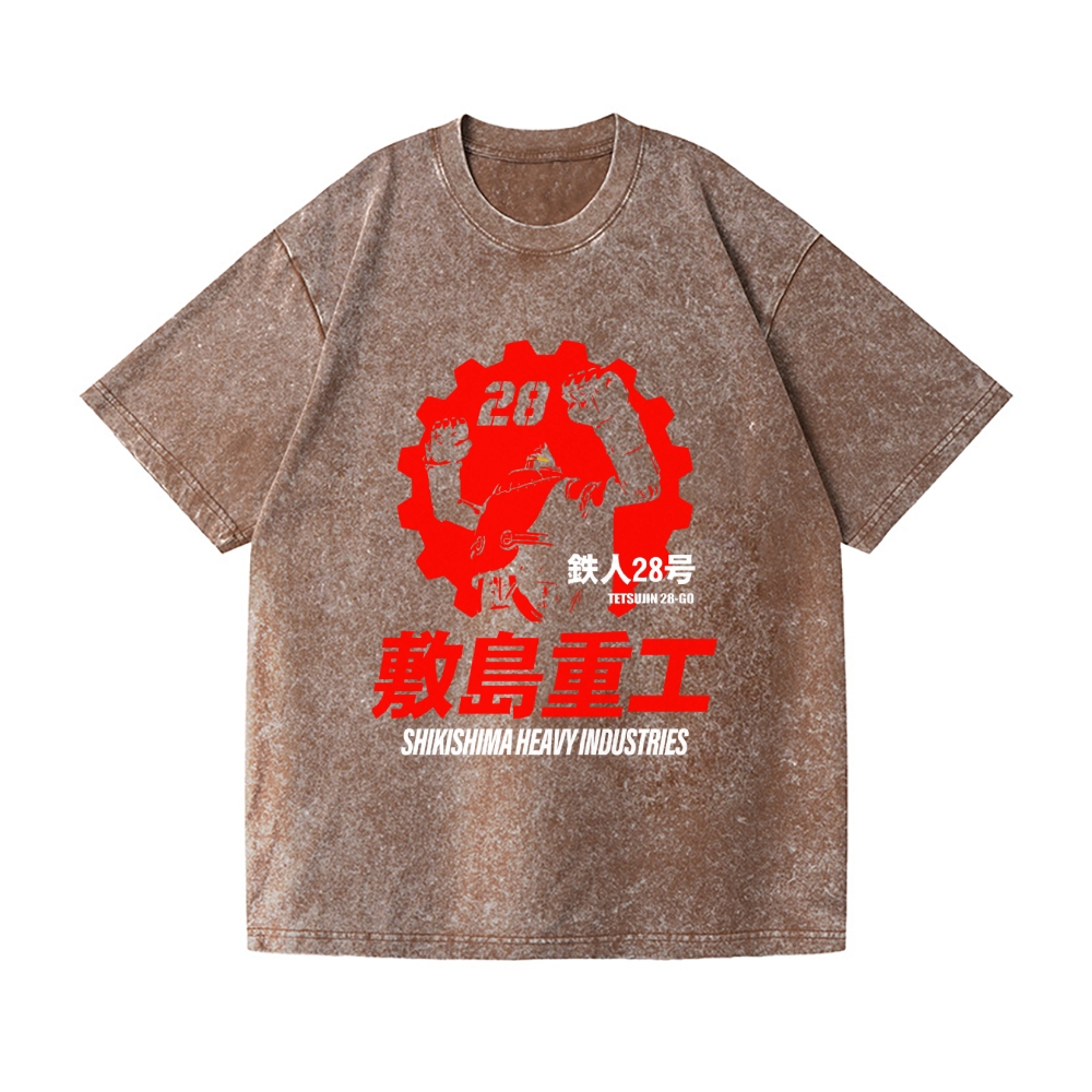 Tetsujin 28 Vintage Wash Japanese Design T-Shirt