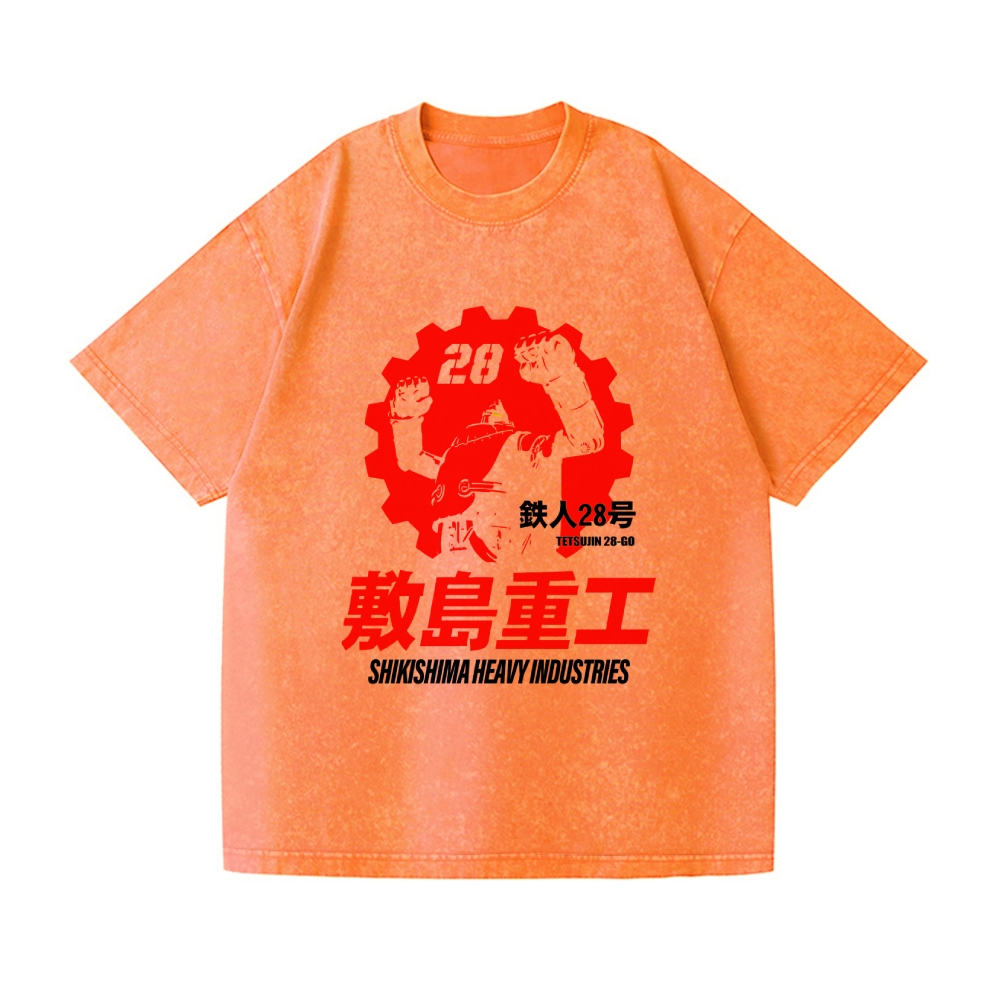 Tetsujin 28 Vintage Wash Japanese Design T-Shirt