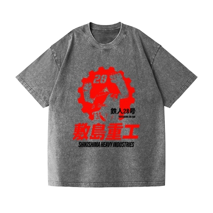 Tetsujin 28 Vintage Wash Japanese Design T-Shirt