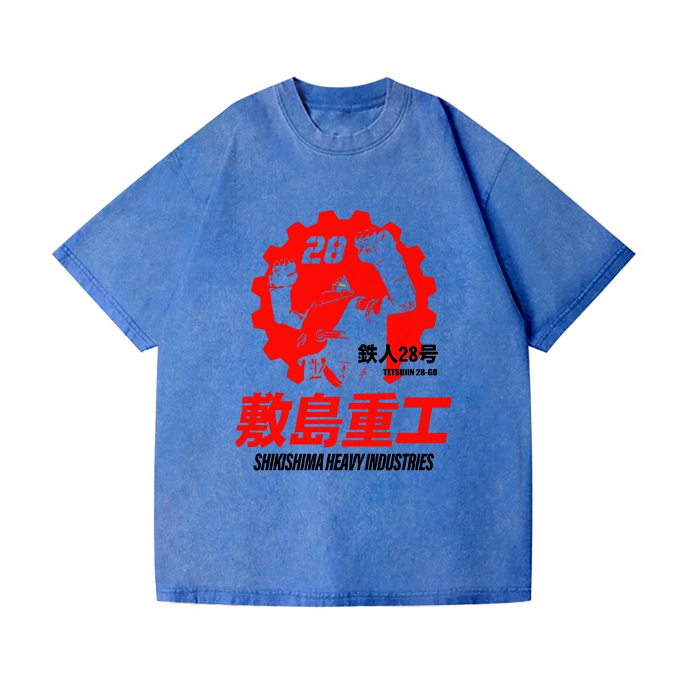 Tetsujin 28 Vintage Wash Japanese Design T-Shirt
