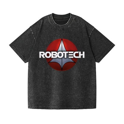 Robotech Macross Vintage Wash Japanese Design T-Shirt