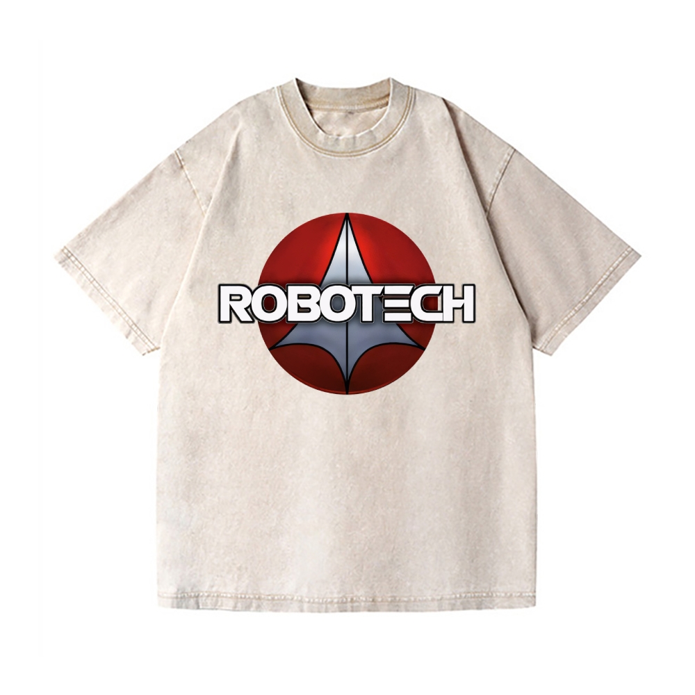 Robotech Macross Vintage Wash Japanese Design T-Shirt