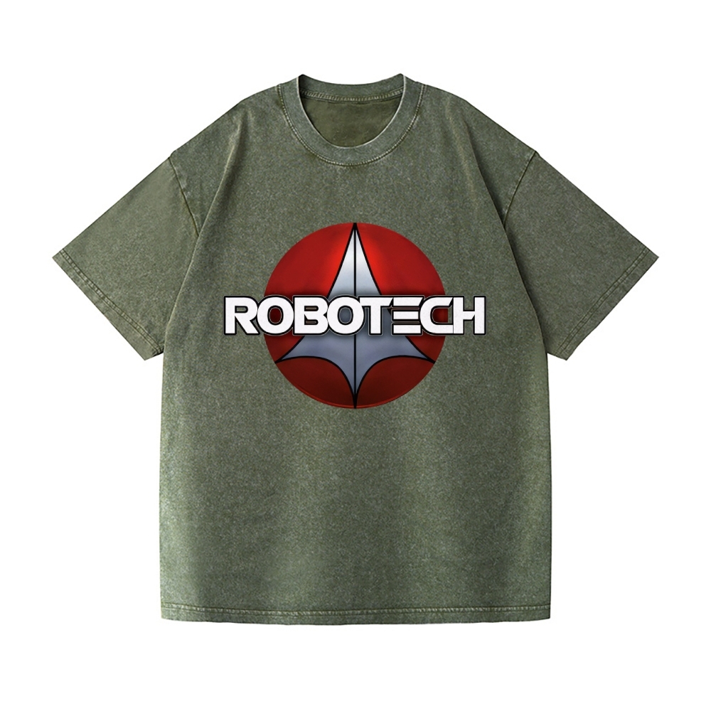 Robotech Macross Vintage Wash Japanese Design T-Shirt