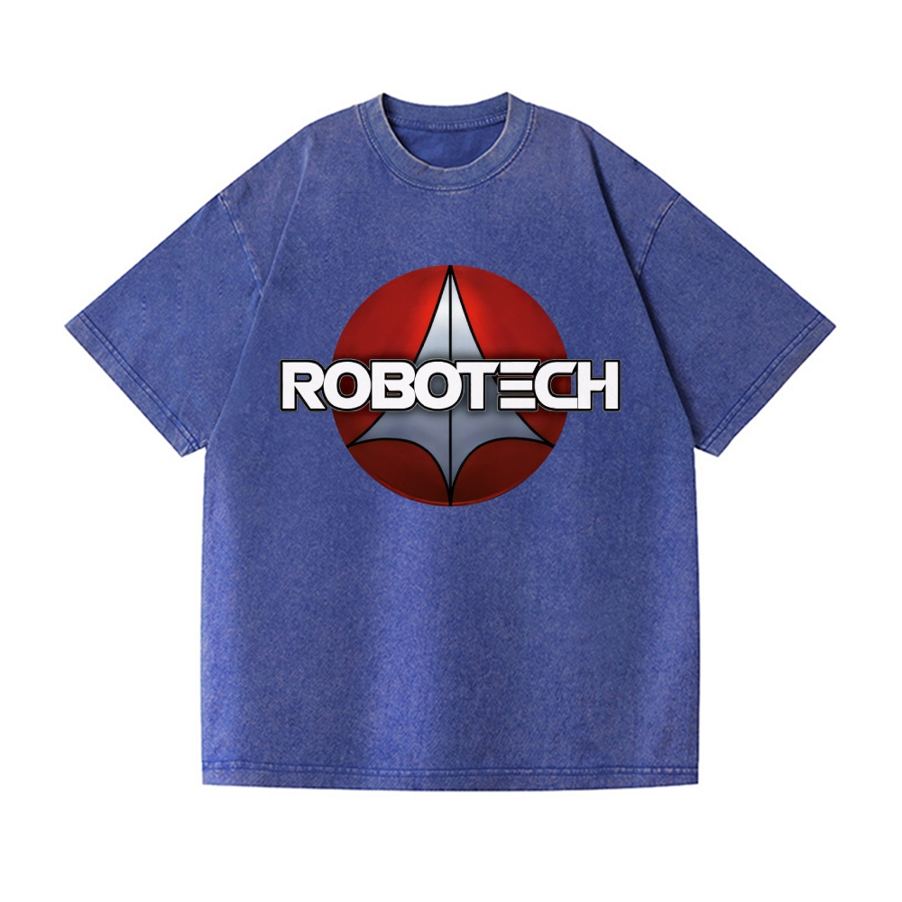Robotech Macross Vintage Wash Japanese Design T-Shirt
