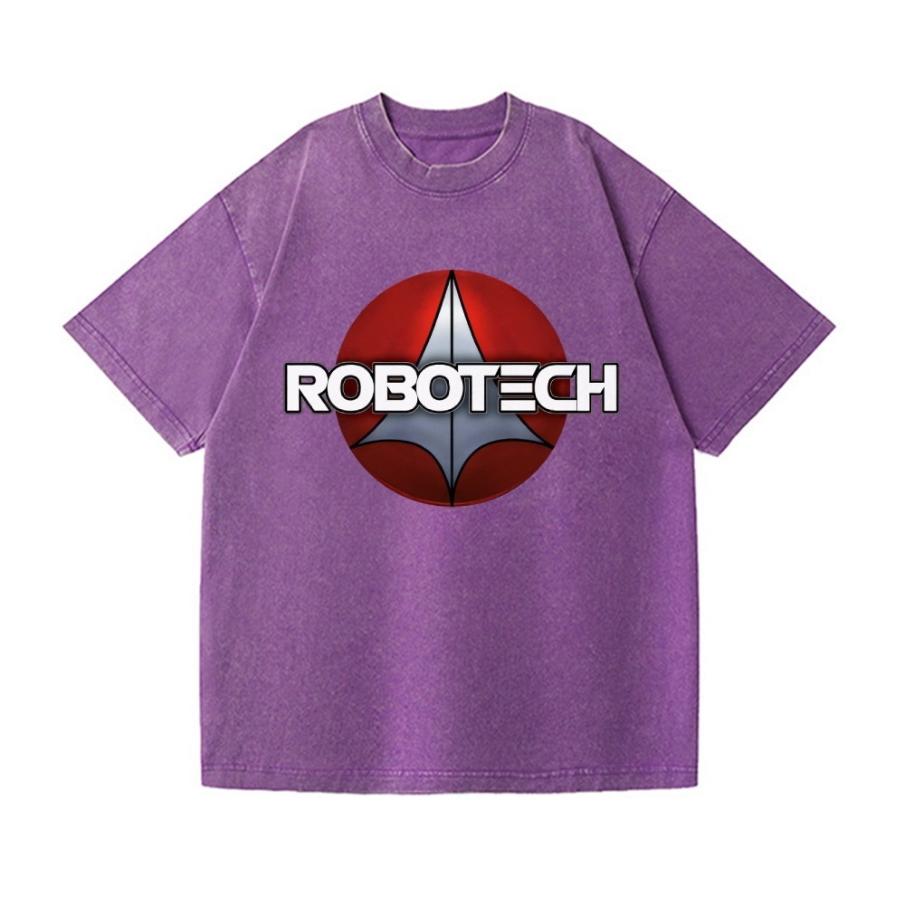 Robotech Macross Vintage Wash Japanese Design T-Shirt