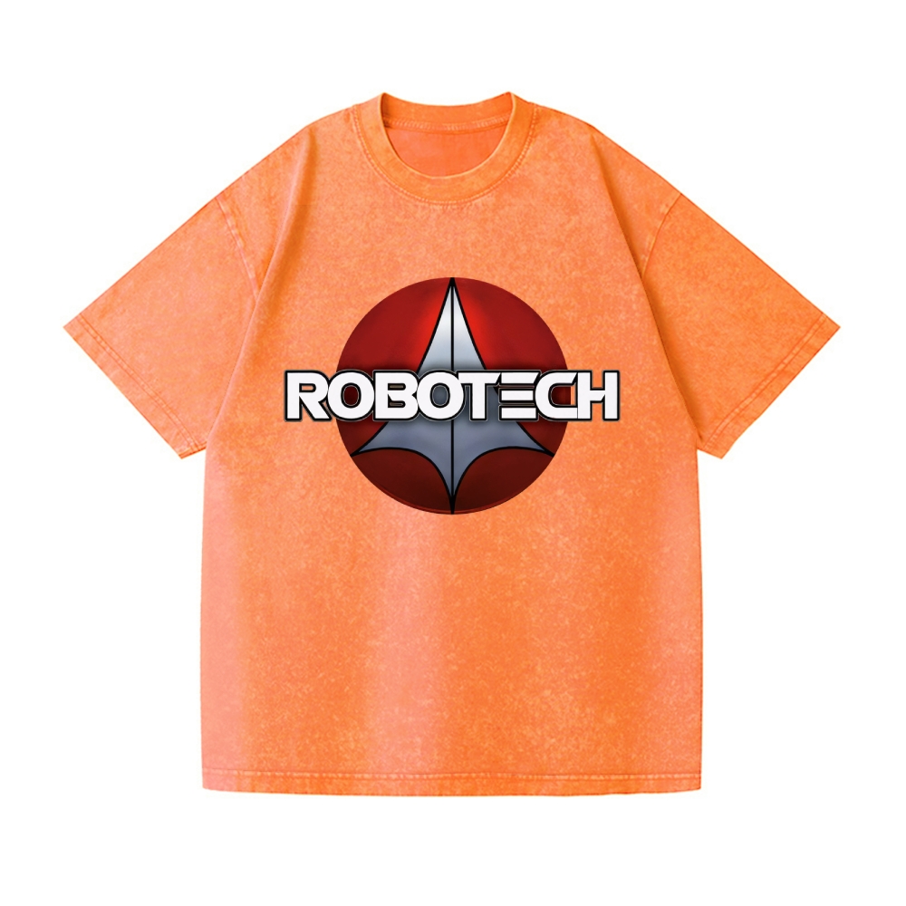 Robotech Macross Vintage Wash Japanese Design T-Shirt