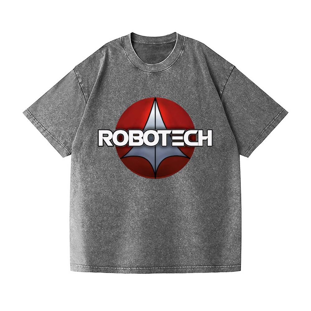 Robotech Macross Vintage Wash Japanese Design T-Shirt
