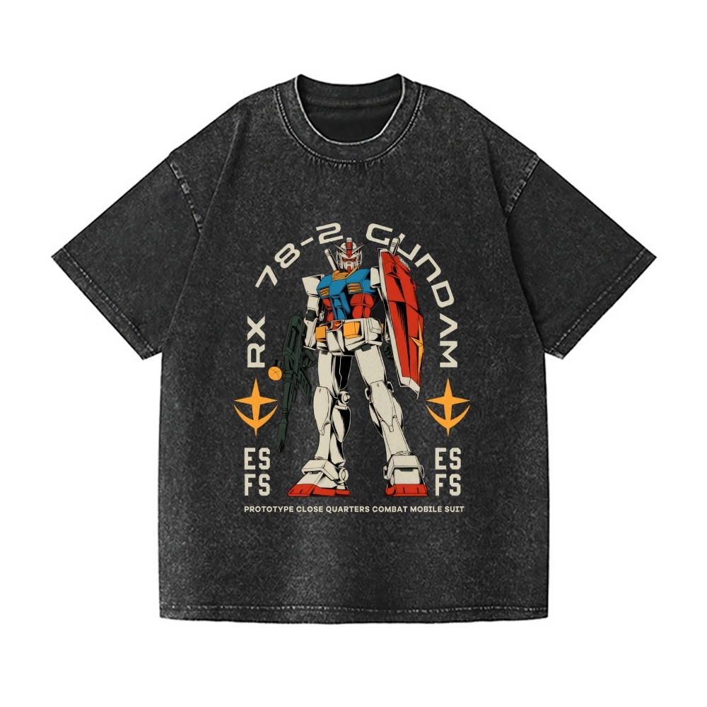 RX 78-2 Vintage Wash Japanese Design T-Shirt