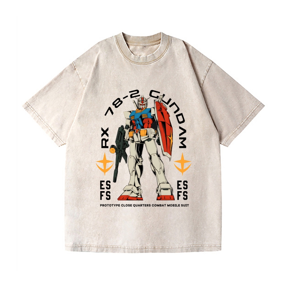 RX 78-2 Vintage Wash Japanese Design T-Shirt