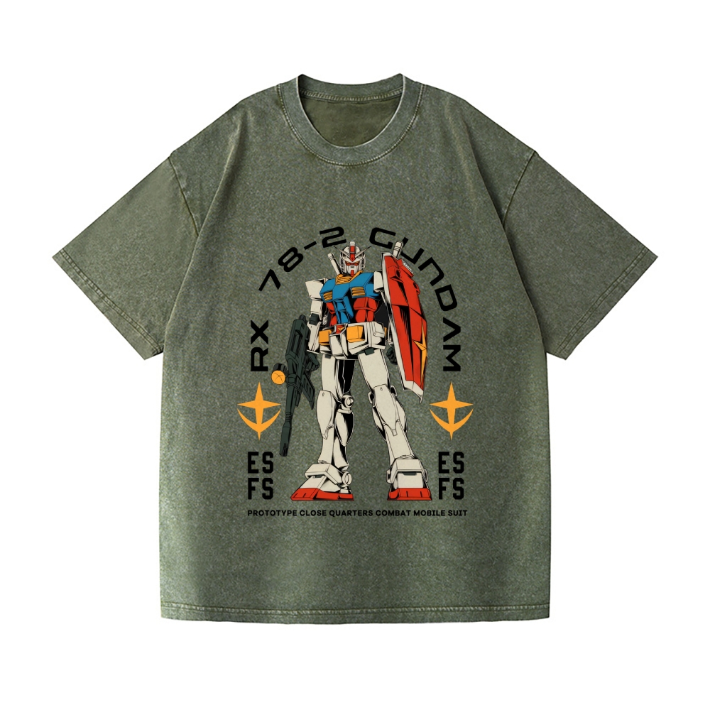 RX 78-2 Vintage Wash Japanese Design T-Shirt