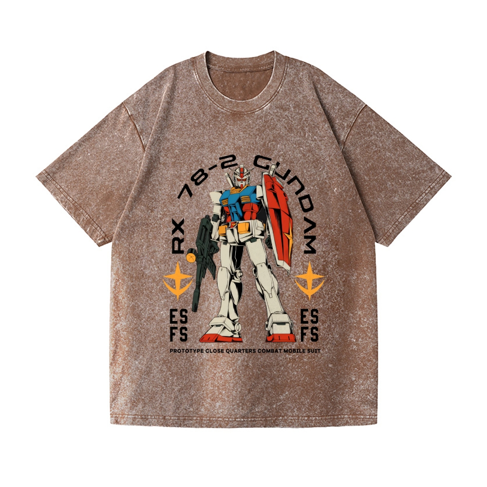 RX 78-2 Vintage Wash Japanese Design T-Shirt