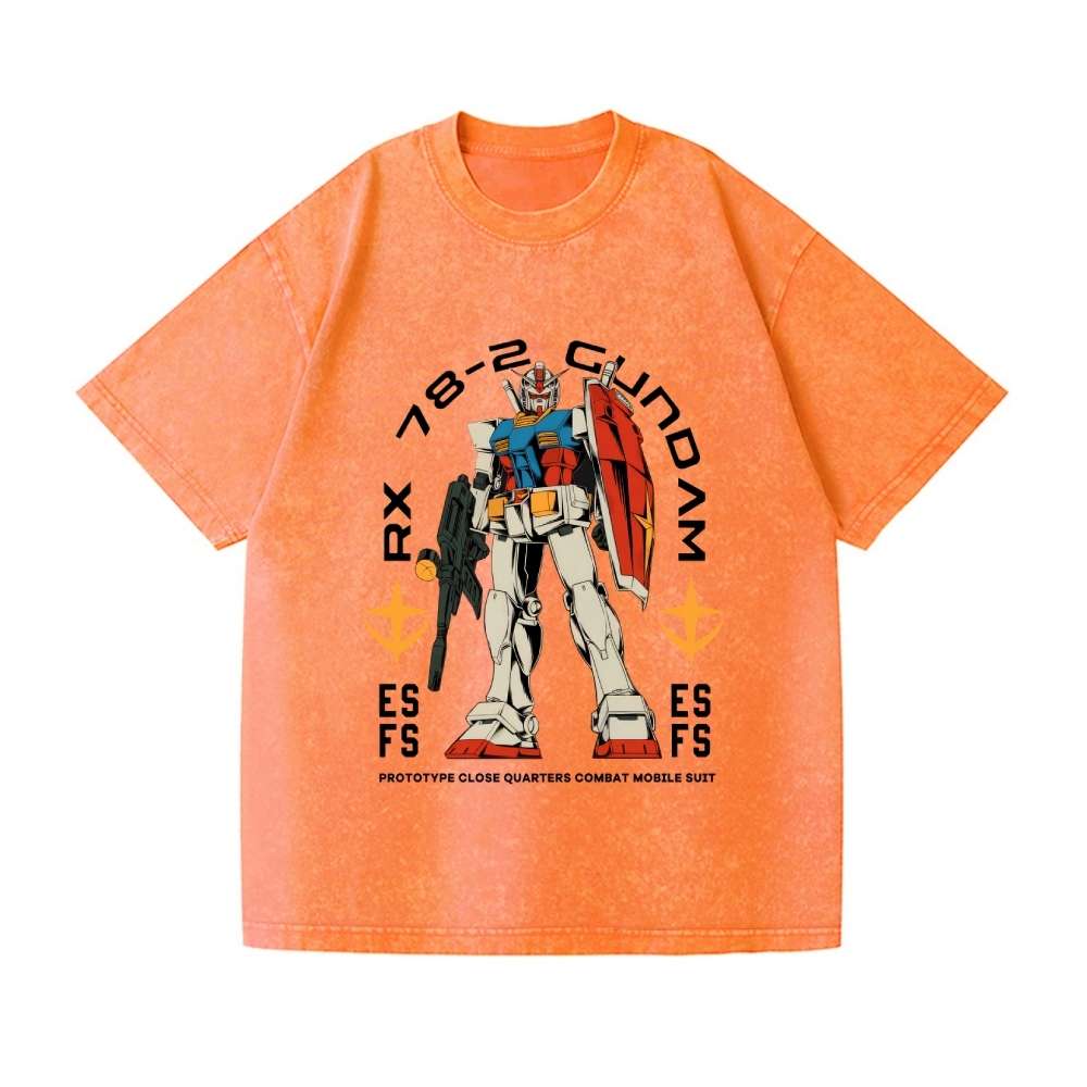 RX 78-2 Vintage Wash Japanese Design T-Shirt