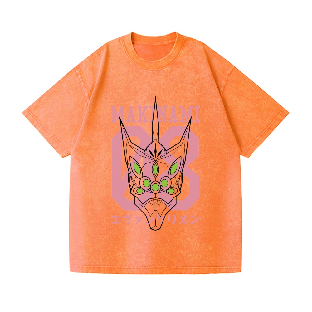 EVA 08 Vintage Wash Japanese Design T-Shirt