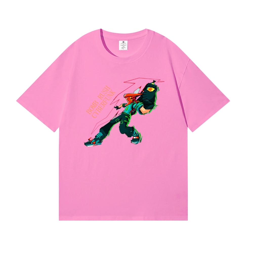 Funny Bomb Rush Cyberfunk Japanese Style Classic Tee