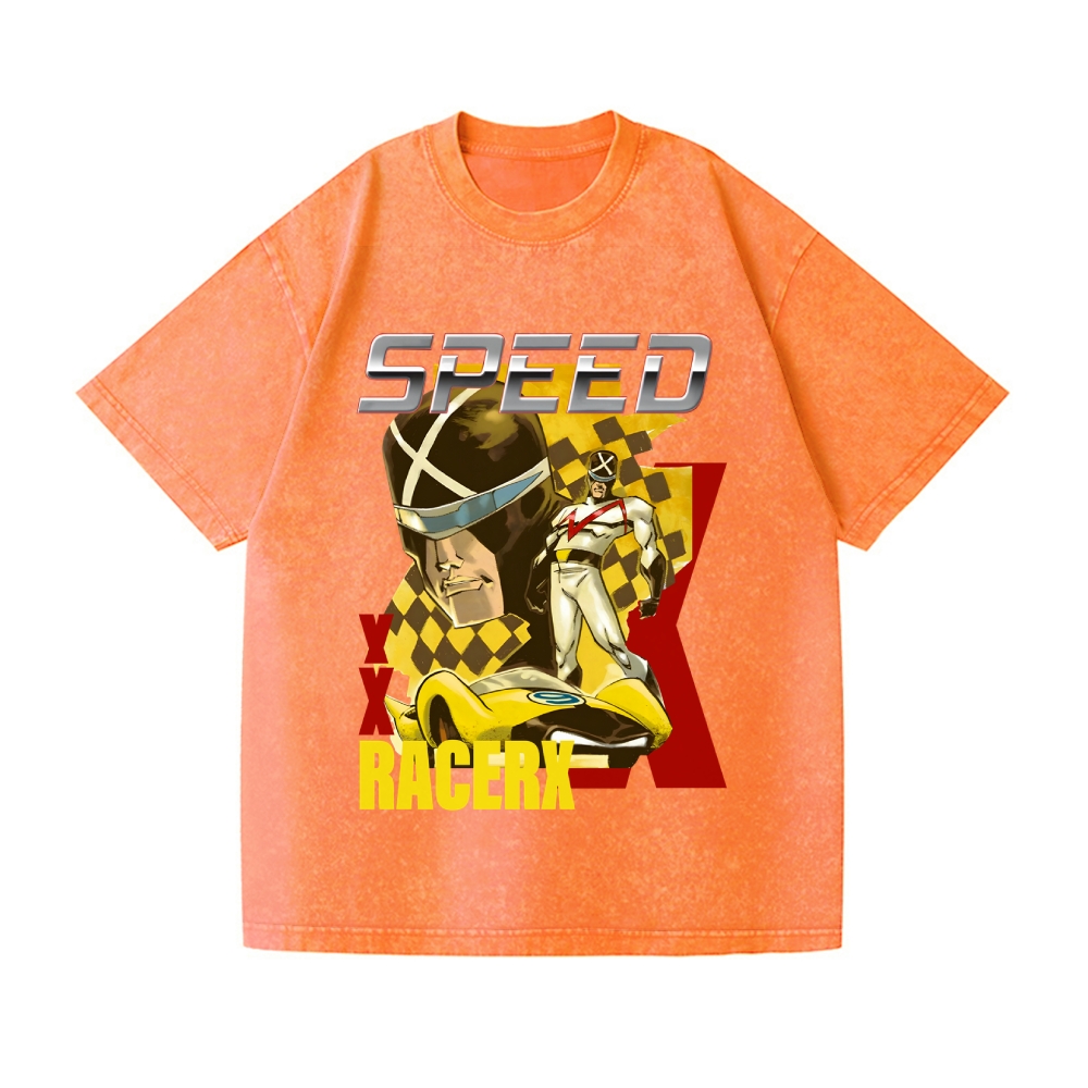 Speed Racer X Vintage Wash Japanese Design T-Shirt