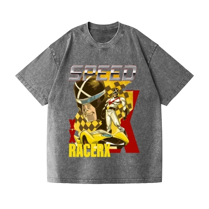 Speed Racer X Vintage Wash Japanese Design T-Shirt