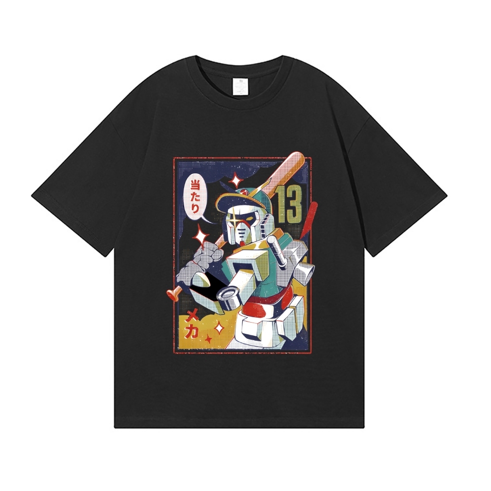 Baseball Mecha Japanese Style Classic Tee
