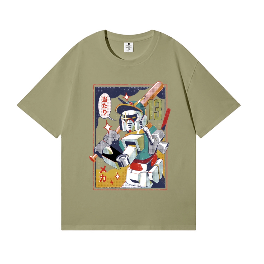 Baseball Mecha Japanese Style Classic Tee