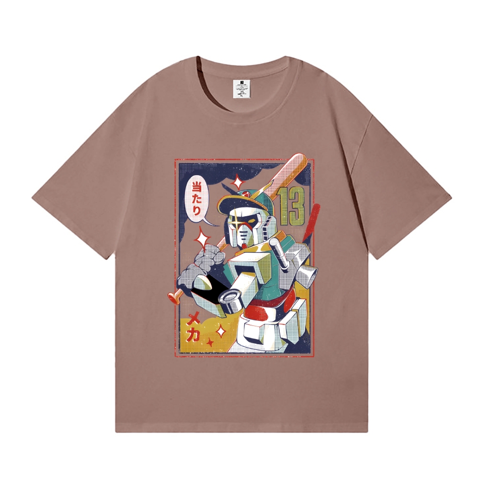 Baseball Mecha Japanese Style Classic Tee