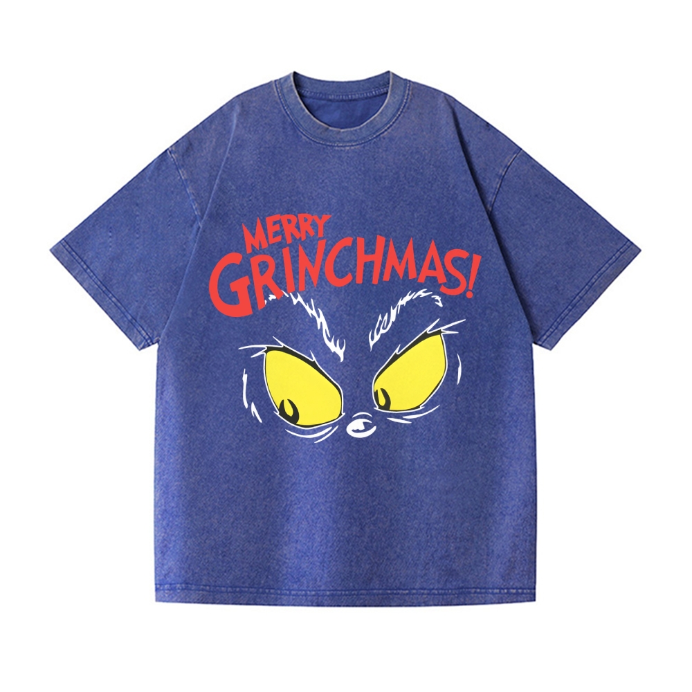 Christmas Vintage Wash Japanese Design T-Shirt