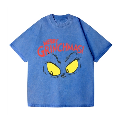 Christmas Vintage Wash Japanese Design T-Shirt