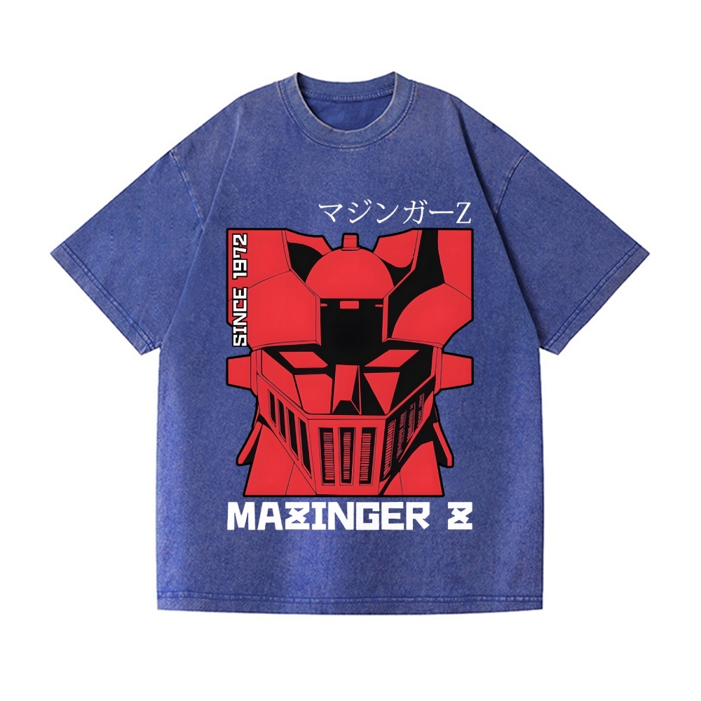Mazinger Z Vintage Wash Japanese Design T-Shirt