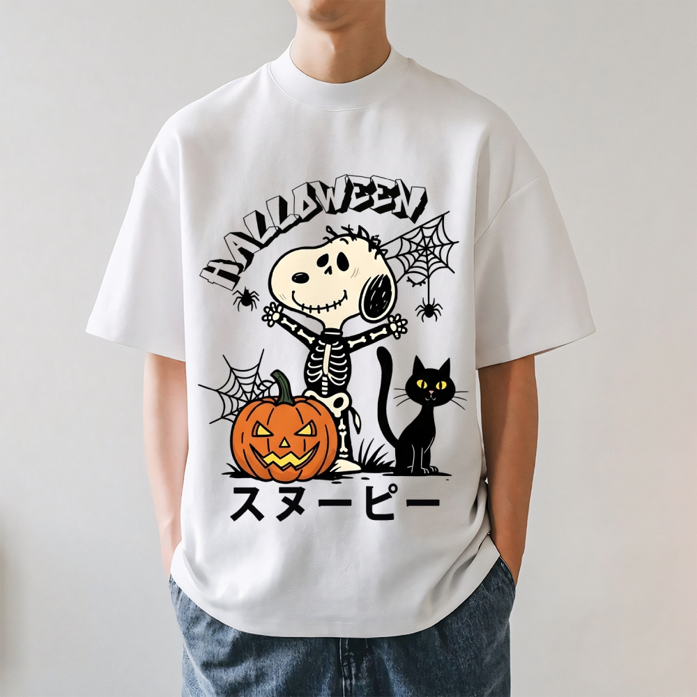 Halloween Dog Japanese Style Classic Tee
