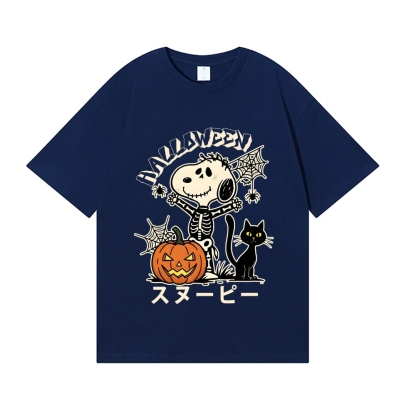 Halloween Dog Japanese Style Classic Tee