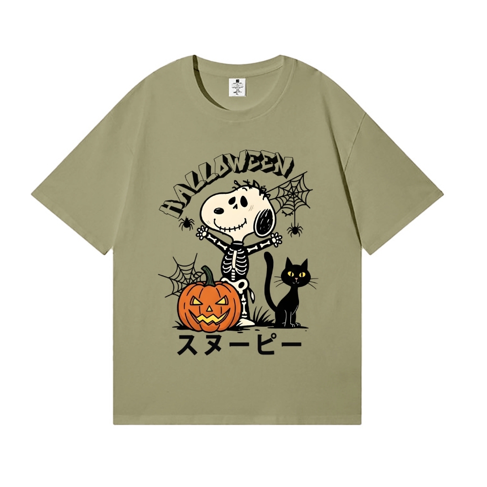 Halloween Dog Japanese Style Classic Tee