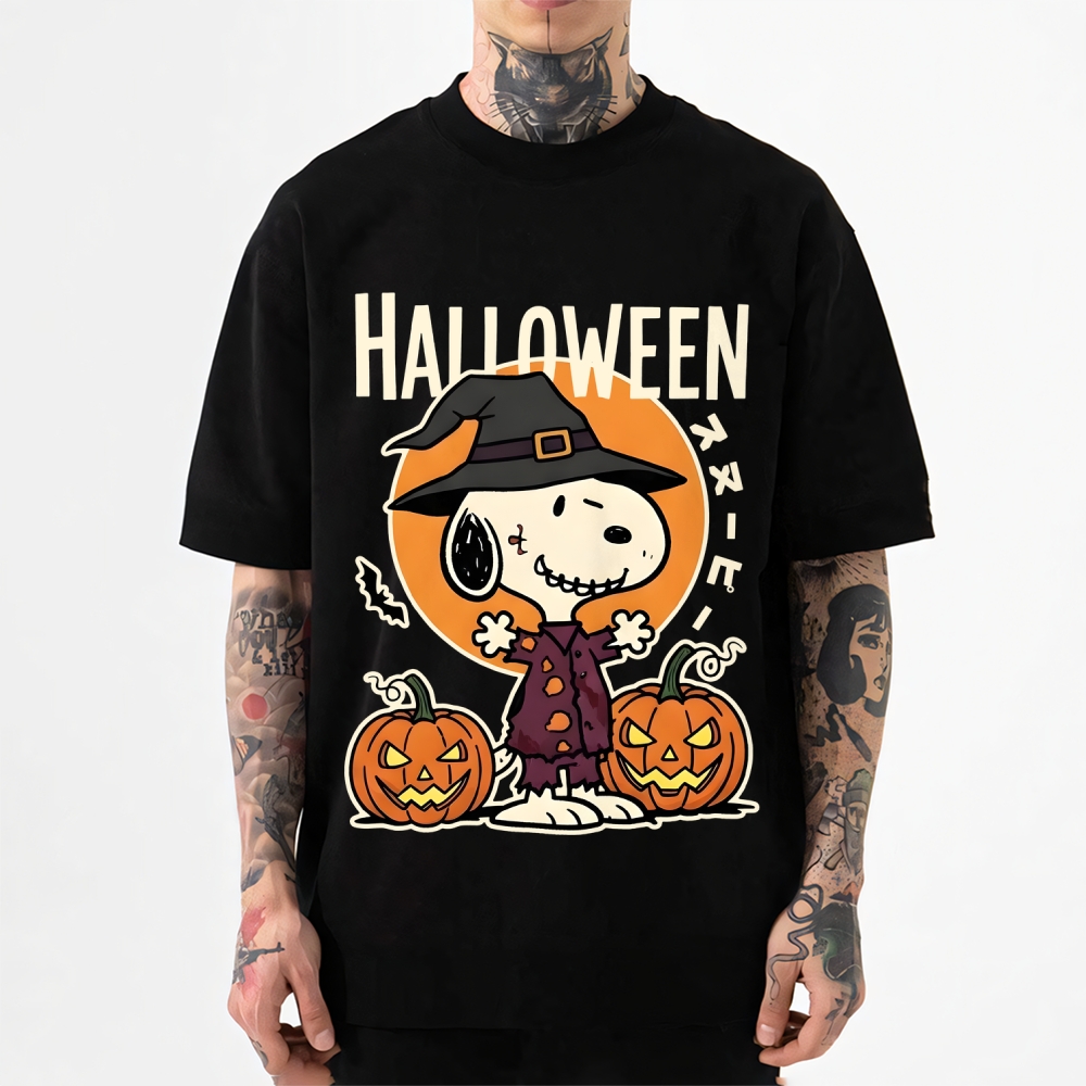 Halloween Dog Japanese Style Classic Tee