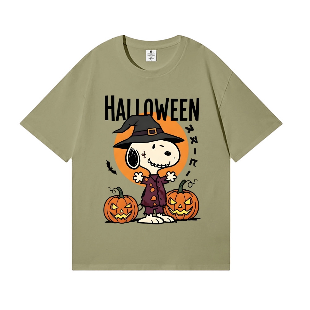 Halloween Dog Japanese Style Classic Tee