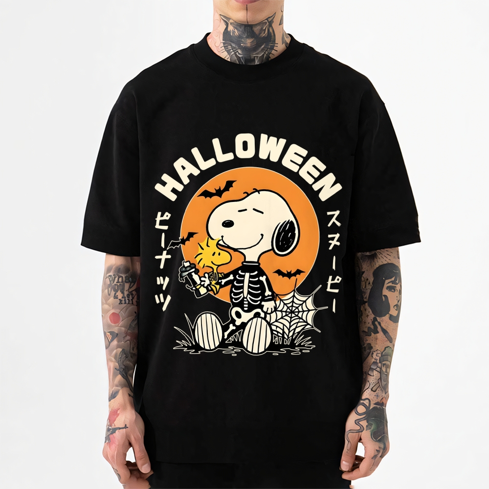 Halloween Dog Japanese Style Classic Tee