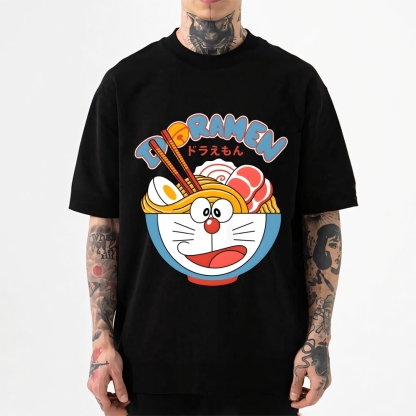 Cat Ramen Japanese Style Classic Tee